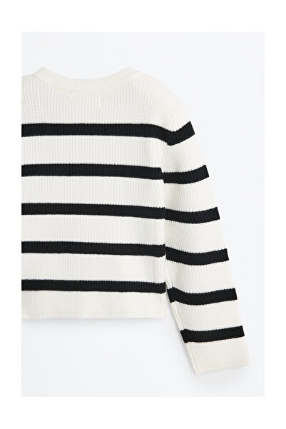 LEFTIES Dětský pletený kardigan na knoflíky