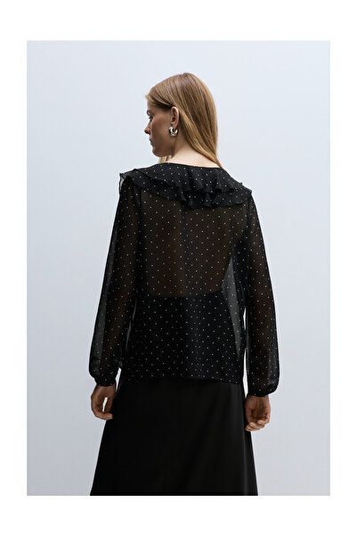 LEFTIES Női fodros blúz