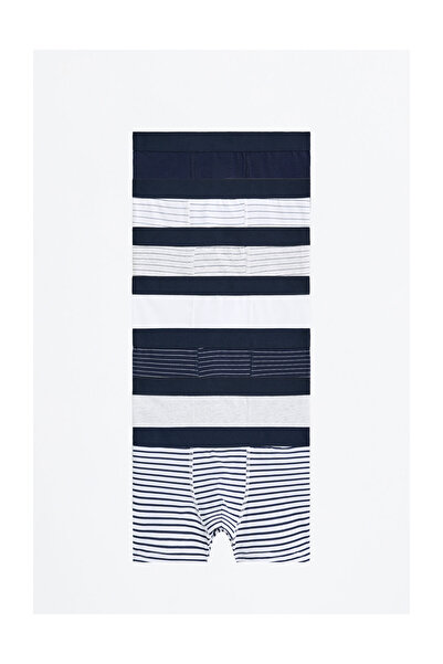 LEFTIES Gyerekeknek 7 darabos csíkos és sima színű alsónadrág szett