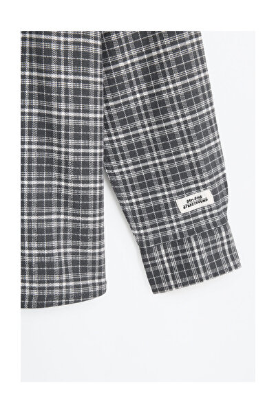 LEFTIES Cămașă de flanel în carouri pentru copii