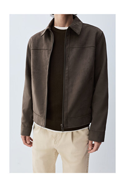 LEFTIES Ανδρικό μπουφάν από ψεύτικο σουέντ