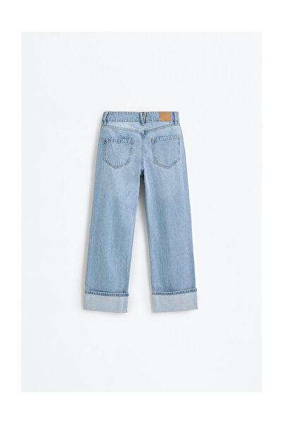 LEFTIES Dětské rovné skládací džíny