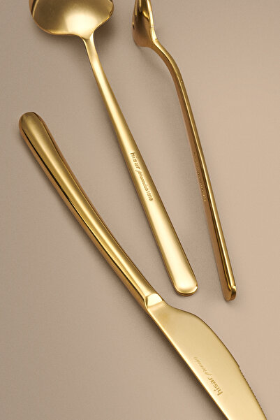 Hisar Bahama 30 Piece Cutlery Set Titanium Gold