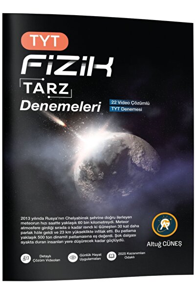 KR Akademi Yayınları Altuğ Güneş TYT Fizik Tarz Denemeleri
