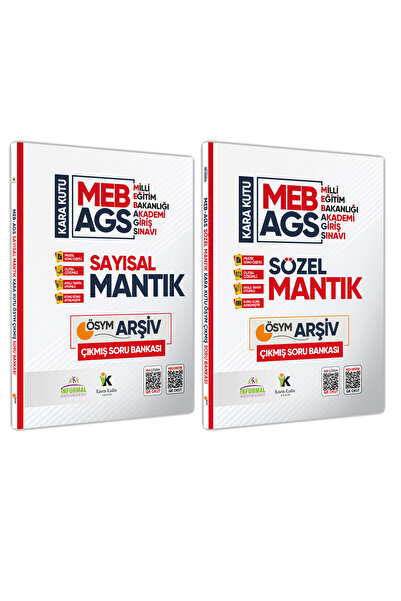 Karakutu Yayınları MEB AGS Sayısal ve Sözel Mantık Kara Kutu En Kapsamlı ÖSYM...
