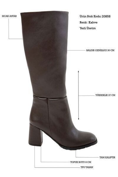 SOHO Barna női csizma 20858