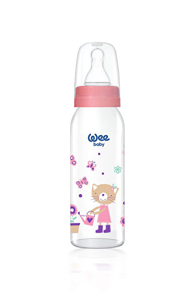 Wee Baby Klasik Cam Biberon 250 ml Pembe