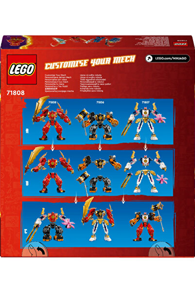 LEGO ® NINJAGO® Kai’nin Ateş Elementi Robotu 71808 - 7+ Çocuklar için Yaratıcı Oyuncak Yapım Seti (322P)