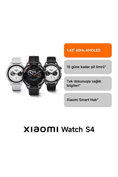 Xiaomi Watch S4 Silver Akıllı Saat (Xiaomi Türkiye Garantili)