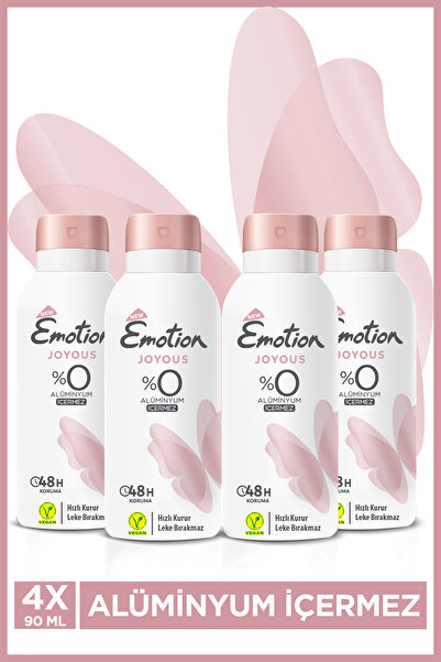 Emotion Joyous Vegan Kadın Deodorant 4x90 Ml
