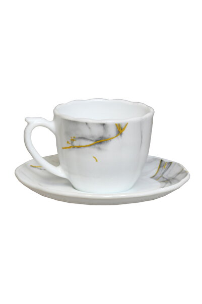Eljado Set of 12 Pieces for Coffee Dinova Décor Gray, Opal