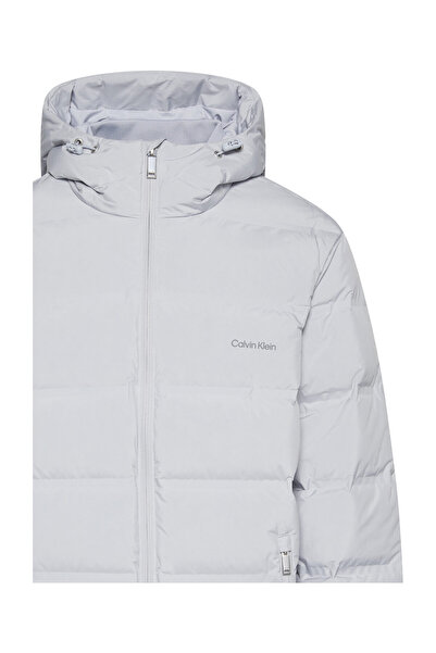 Calvin Klein LS BONDED CHNNLD LONG HOODED PUF