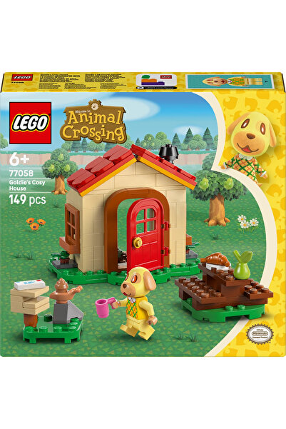 LEGO ® Animal Crossing™ Goldie Şirin Evinde 77058 - 6+ Çocuklar için Yaratıcı Oyuncak Yapım Seti (149 P)