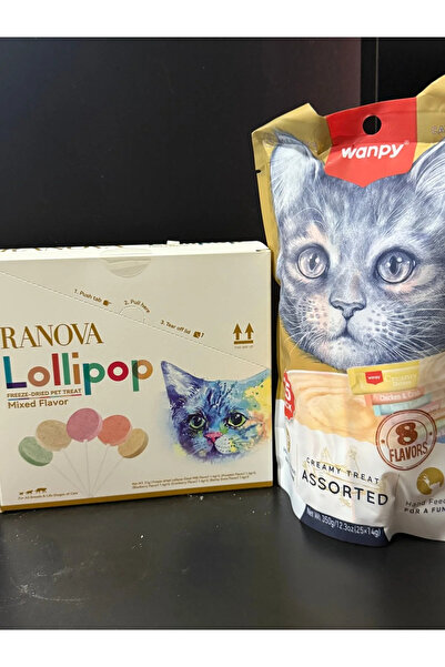 Wanpy 25 Lİ KARIŞIK VE 15 Lİ LOLİPOP 2 Lİ SET