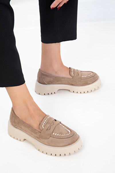 SOHO Γυναικείο Loafer Mink Suede 20902