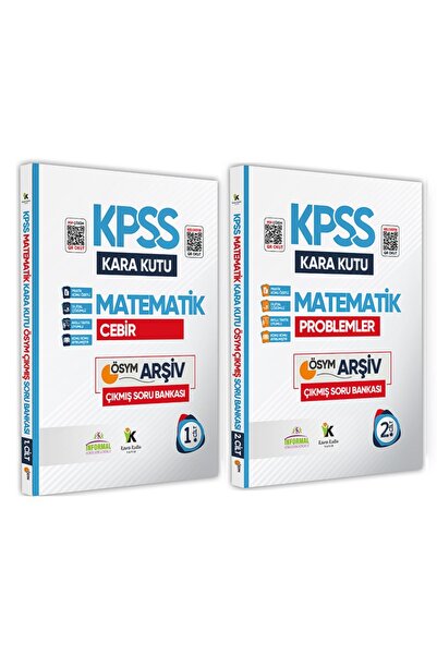 İnformal Yayınları Kpss Matematiğin Kara Kutusu En Kapsamlı Çıkmış Konu Özetli Soru Bankası Set Paket Dijital Çözümlü