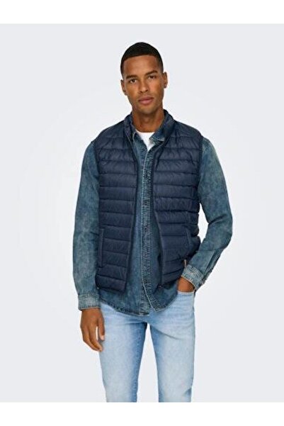 Only & Sons MALE WOVEN VEST - PADDED
