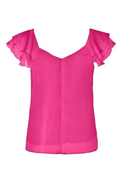 ONLY Onlasta Life Capsleeve V-Neck Top Wvn