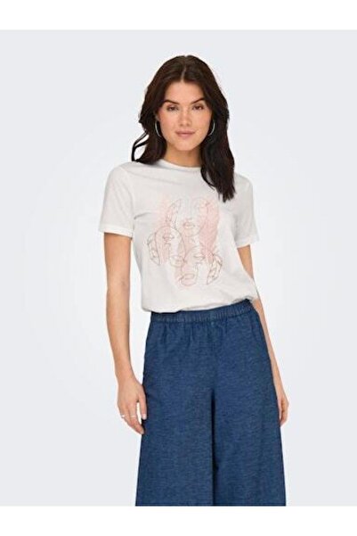 ONLY Jdymichigan Life S/S Print Top Jrs