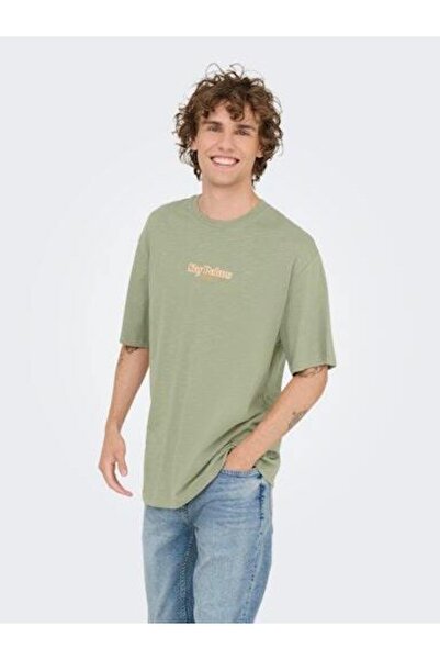 Only & Sons Male circular knit t-