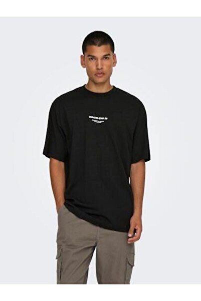 Only & Sons Male circular knit t-