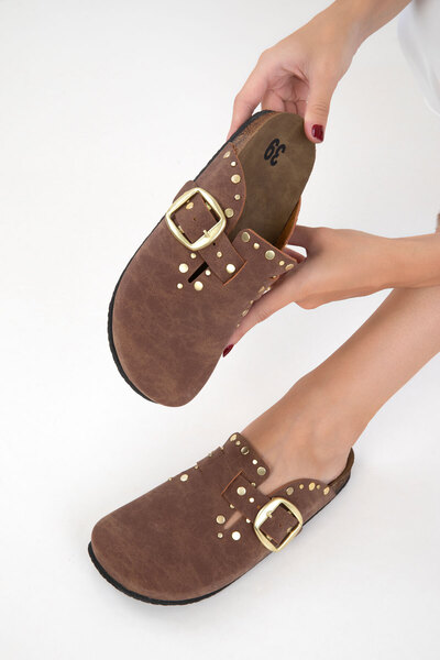 SOHO Tan Women's Slippers 20898