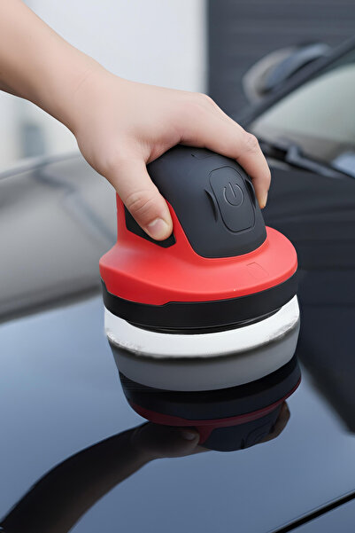 Aprilla Acc-1199 Şarjlı Polisaj Makinesi – 10 cm Parlatma Yüzeyi, Sünger Seti, Hafif ve Ergonomik Tasarım