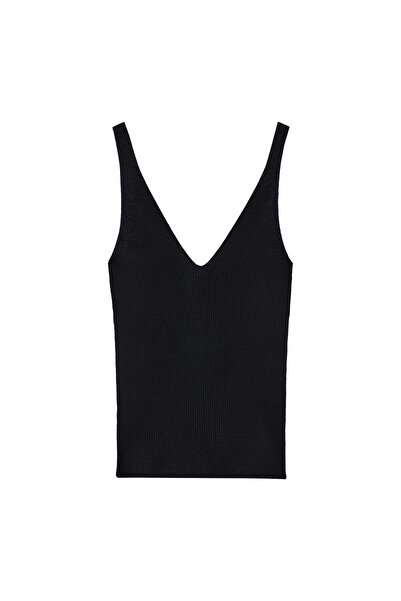 MANGO Woman Черно дамско бюстие 77060353