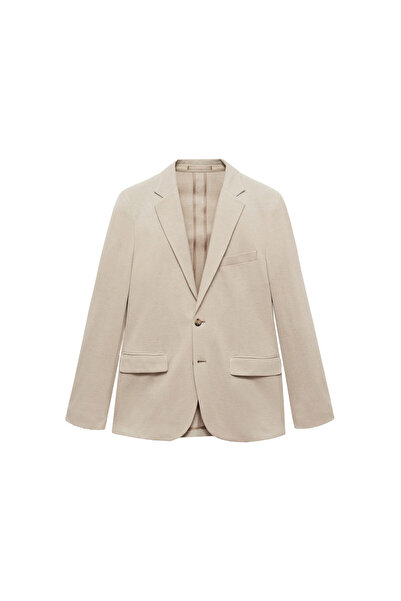 MANGO BEIGE Erkek Blazer Ceket 77050571