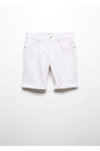 MANGO Weiße Herrenshorts & Bermudas 67057690