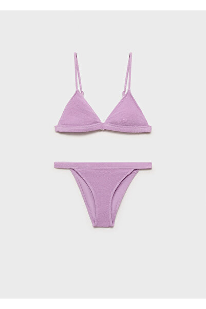MANGO Soluk Leylak Kız Çocuk Bikini Takımı 87005765