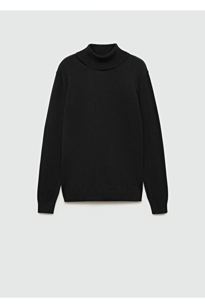 MANGO Pulover negru pentru băiat 77055967