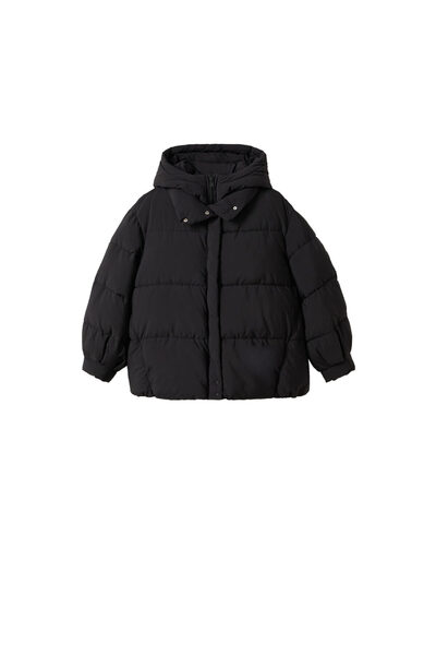 MANGO Woman Siyah Kadın Mont 17047730
