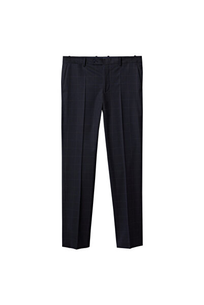 MANGO Man Parlak Mavi Erkek Yetişkin Pantolon  47001174