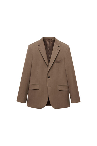 MANGO BEIGE Erkek Blazer Ceket 77035149