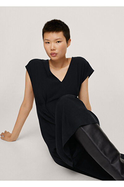 MANGO Black Women's Bottom-Top Set17063789