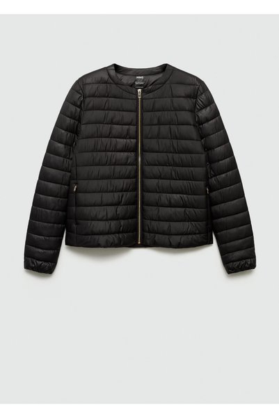 MANGO Siyah Kadın Mont 77015636