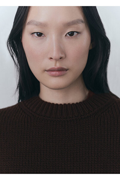 MANGO Kahverengi Kadın Kazak 87020457