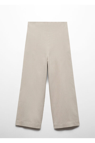 MANGO BEIGE Kadın Pantolon 67019405