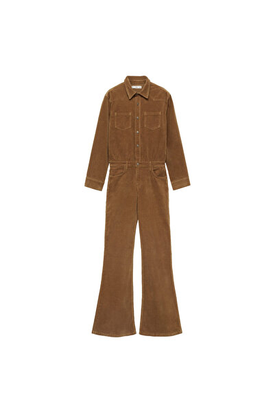 MANGO Koyu Camel Kadın Takım 77057114