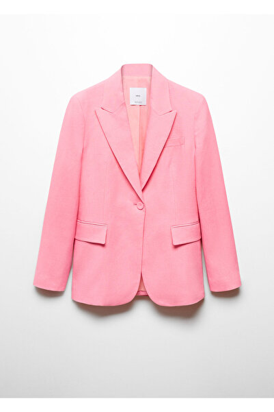 MANGO Woman Jachetă blazer din material 100% in