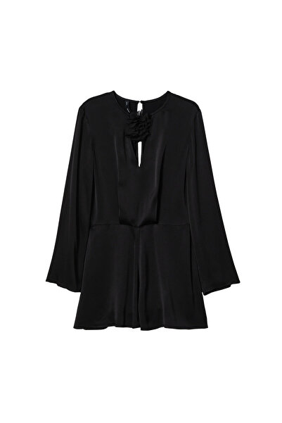 MANGO Woman Μαύρη γυναικεία φόρμα37089081