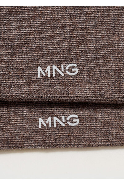 MANGO Kahverengi Erkek Çorap 77034445