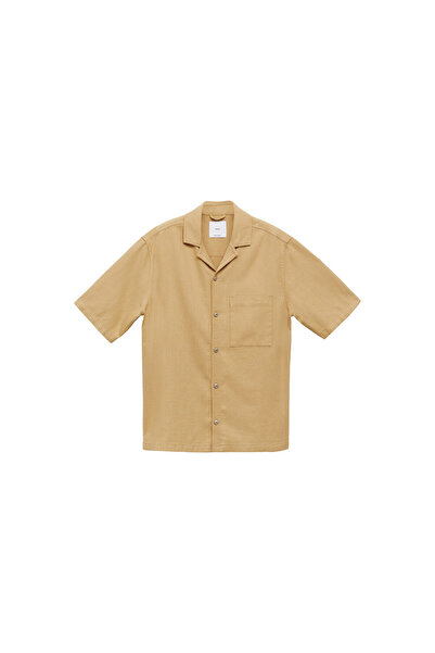 MANGO Ανδρικό πουκάμισο Earth Color 77060599