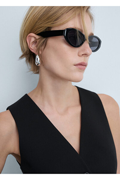 MANGO Siyah Kadın Yelek 77095636