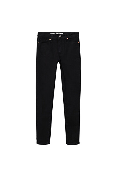 MANGO Woman Тесни дънки с висока талия