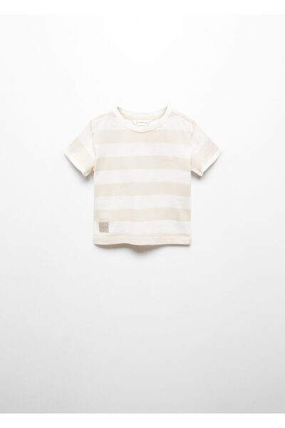 MANGO Μπλουζάκι Baby Boy Sand 67024473