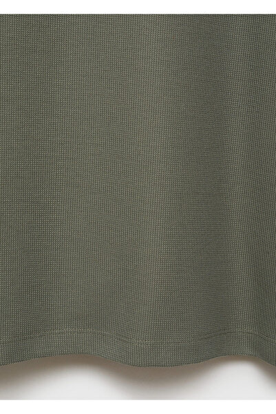 MANGO Yeşil Erkek T-Shirt 77940607