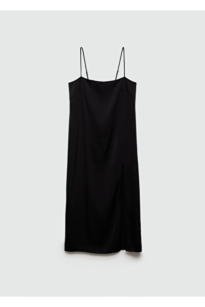 MANGO Siyah Kadın Elbise 77090358