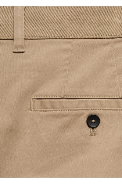 MANGO Woman BEIGE Erkek Pantolon 77210570